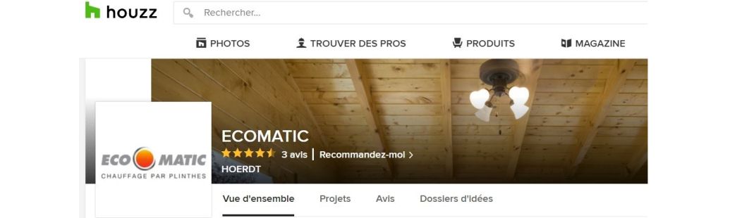 houzz et ecomatic