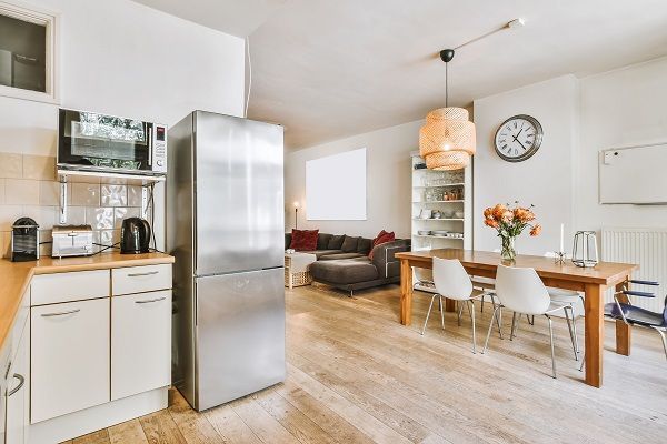 Cuisine ouverte sur salon