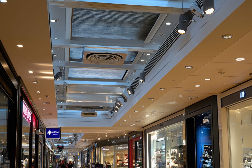 Chauffage pour une boutique