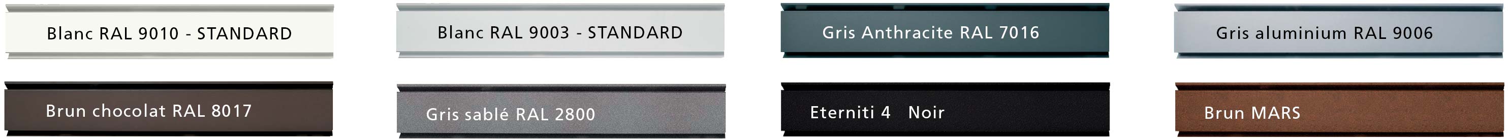 couleurs plinthes chauffantes