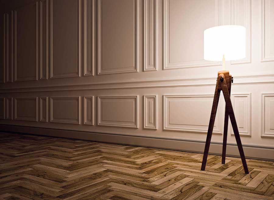 encastrer lumières dans plinthes